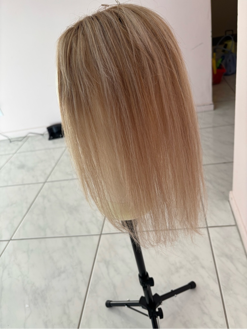 Natural Blonde Clip-In Topper - Lightweight Blonde Hairpiece - Picture 2 of 16